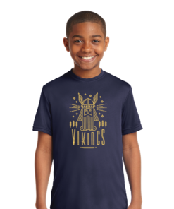 Valhalla Vikings Youth Athletic DriFit Shirt